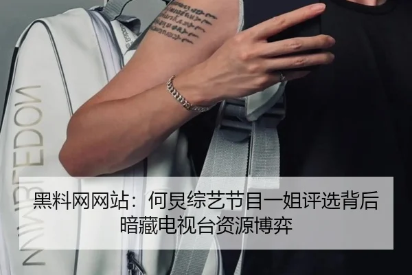 黑料网网站：何炅综艺节目一姐评选背后暗藏电视台资源博弈